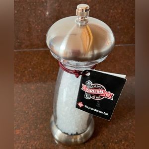 William Bounds Salt Stainless Steel Mill Adjustable Fine & Course NWT